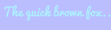 Image with Font Color ADEFFF and Background Color BABEFF